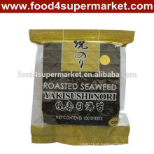 golden 100 sheets yaki seaweed nori